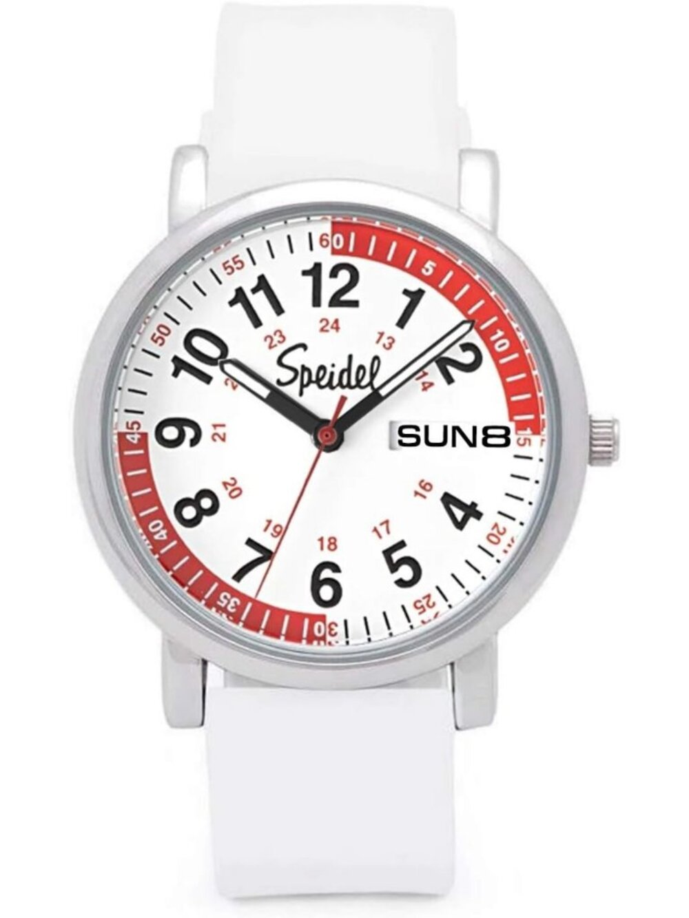 Unisex Medical Scrub Watch with Pulsometer, Easy Read Dial, Water Resistant